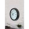 Zentime 40 Cm Siyah Şık Duvar Saati