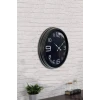 Zentime 40 Cm Siyah Şık Duvar Saati