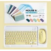 ZR20Km Sarı Kablosuz Klavye Mouse Set