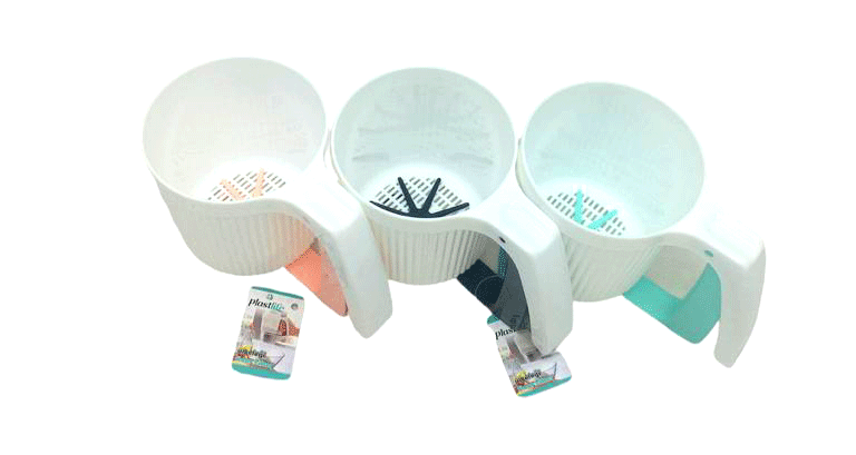 PLASTİK PRATİK ÇEVİRMELİ UN ELEK (K95)