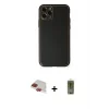 ieg™ iPhone 11 Pro Max Kılıf Yadigar Klasik - Siyah Joko Magic 5D Hayalet Cam + Pers Alüminyum Kamera Lens - KI