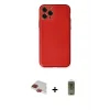 ieg™ iPhone 11 Pro Max Kılıf Yadigar Klasik - Siyah Joko Magic 5D Hayalet Cam + Pers Alüminyum Kamera Lens - KI