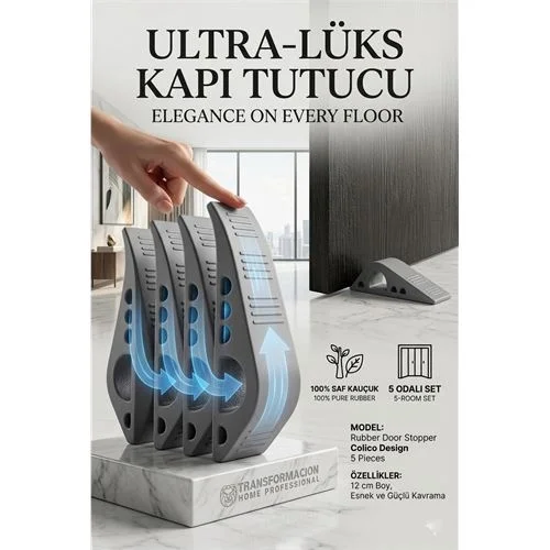 Kauçuk Kapı Stopperi Colico Design 5 Adet 718574