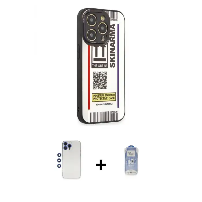 ieg™ iPhone 12 Pro Max Kılıf Odak Klasik Serisi - Siyah Joko Magic 5D Cam + Shine Kamera Lens - LT