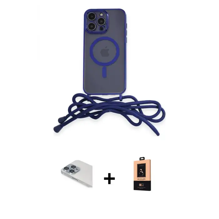 ieg™ iPhone 13 Pro Max Kılıf Eksen Özel Seri - Şeffaf Maxco Cam Ekran Koruyucu + Pers Alüminyum Kamera Lens - SABE