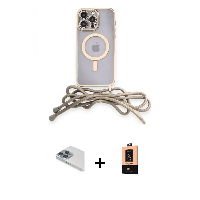 ieg™ iPhone 13 Pro Max Kılıf Eksen Özel Seri - Şeffaf Maxco Cam Ekran Koruyucu + Pers Alüminyum Kamera Lens - SABE