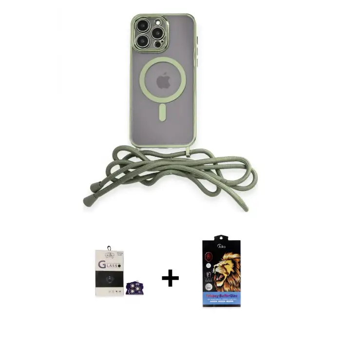 ieg™ iPhone 14 Pro Max Kılıf Eksen Özel Seri - Siyah Buffer Hayalet Cam Ekran Koruyucu + Bilvis Titan Kamera Lens - GS