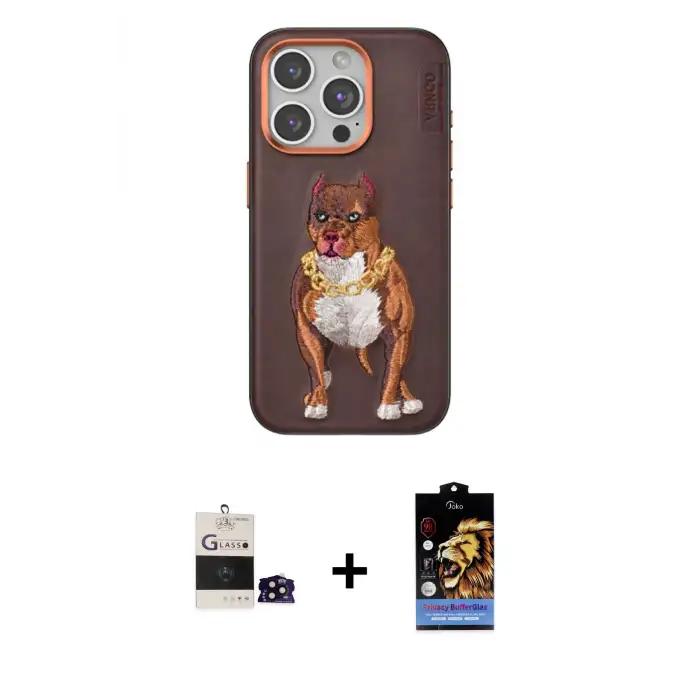 ieg™ iPhone 14 Pro Max Kılıf Nova Form Koleksiyonu - Siyah Buffer Hayalet Cam Ekran Koruyucu + Bilvis Titan Kamera Lens - SH
