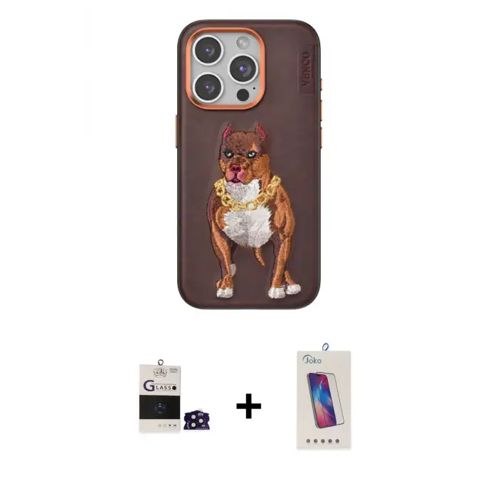 ieg™ iPhone 14 Pro Max Kılıf Nova Form Koleksiyonu - Siyah Joko 5D Cam + Bilvis Titan Kamera Lens - DNMR