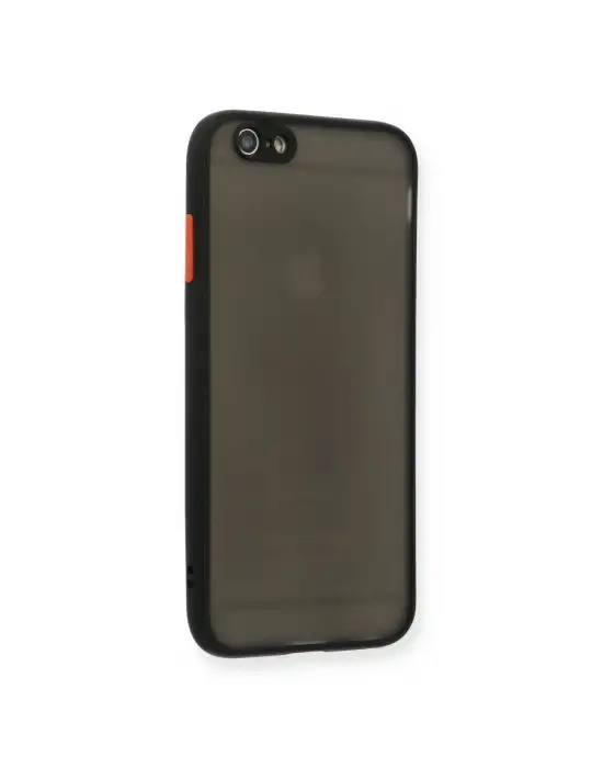 Apple İphone 6 Kılıf Montreal Silikon Kapak - Siyah
