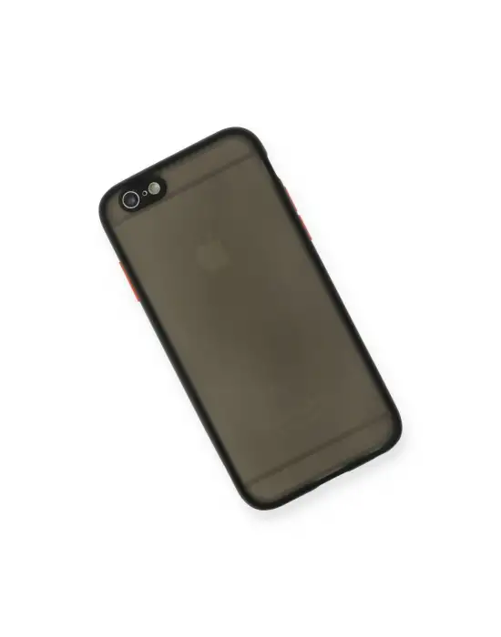 Apple İphone 6 Kılıf Montreal Silikon Kapak - Siyah