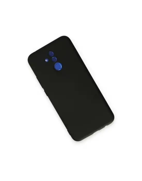Huawei Mate 20 Lite Kılıf Nano İçi Kadife Silikon - Siyah