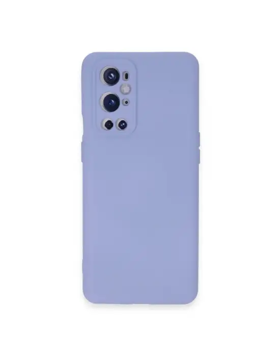 One Plus 9 Pro Kılıf Nano İçi Kadife Silikon - Lila