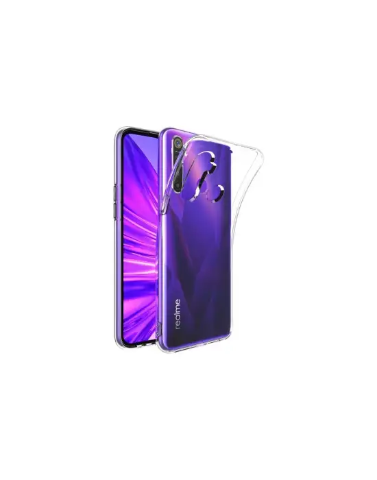 Realme 5i Kılıf Lüx Şeffaf Silikon