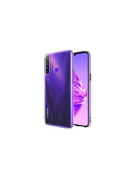 Realme 5i Kılıf Lüx Şeffaf Silikon