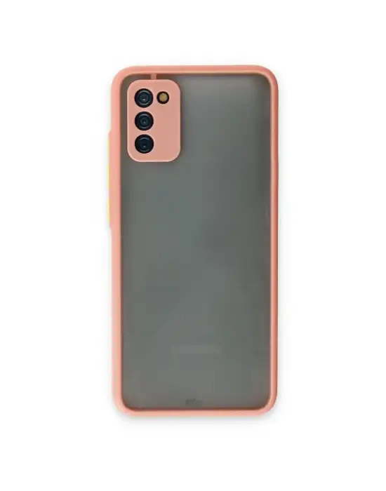 Samsung Galaxy A02s Kılıf Montreal Silikon Kapak - Pembe