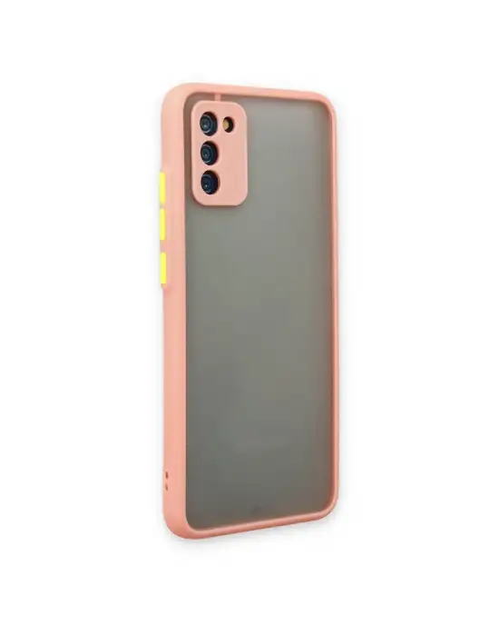 Samsung Galaxy A02s Kılıf Montreal Silikon Kapak - Pembe