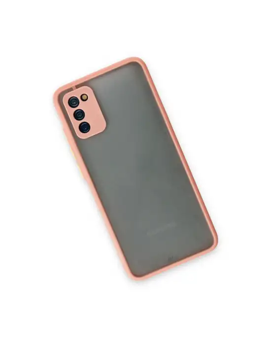 Samsung Galaxy A02s Kılıf Montreal Silikon Kapak - Pembe