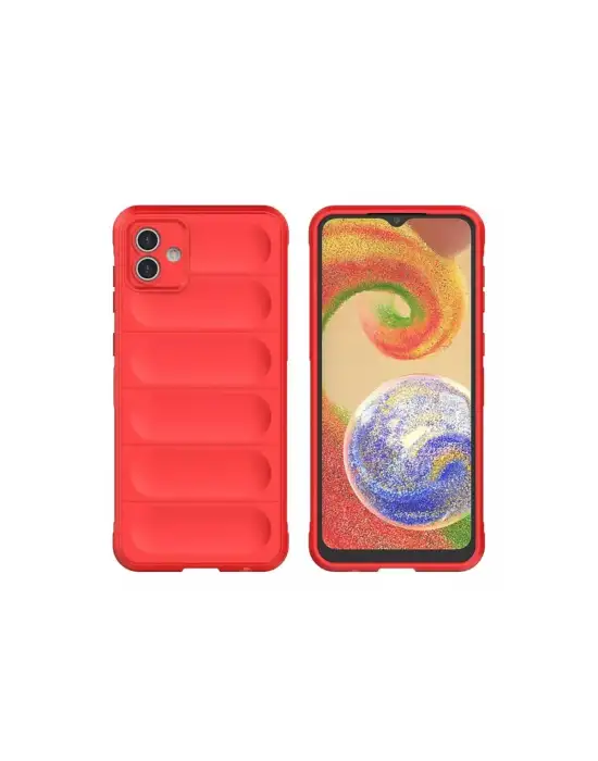 Samsung Galaxy A05 Kılıf Optimum Silikon - Kırmızı