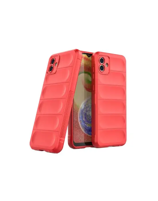 Samsung Galaxy A05 Kılıf Optimum Silikon - Kırmızı
