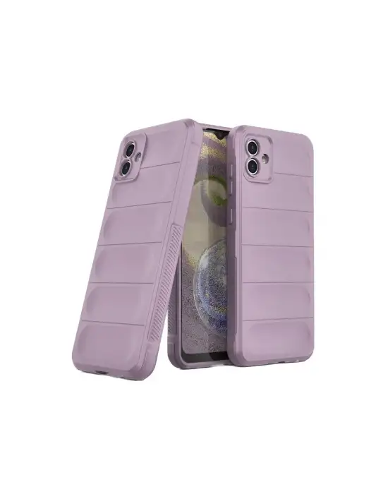 Samsung Galaxy A05 Kılıf Optimum Silikon - Mor