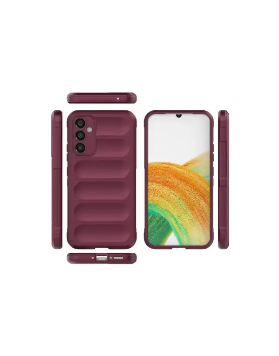 Samsung Galaxy A15 4g Kılıf Optimum Silikon - Bordo