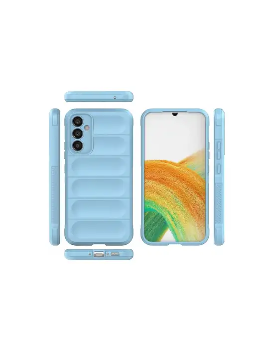 Samsung Galaxy A25 5g Kılıf Optimum Silikon - Sky Blue