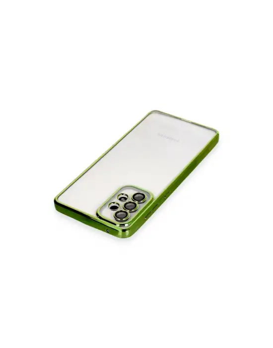 Samsung Galaxy A73 5g Kılıf Razer Lensli Silikon - Yeşil
