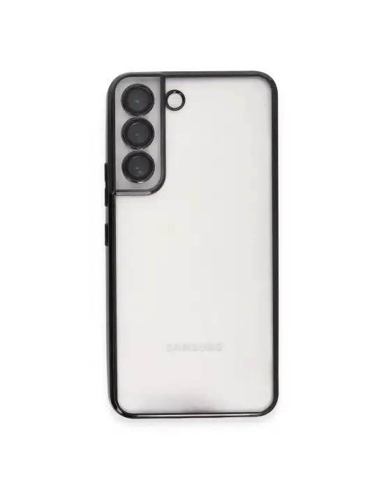 Samsung Galaxy S22 Kılıf Razer Lensli Silikon - Siyah