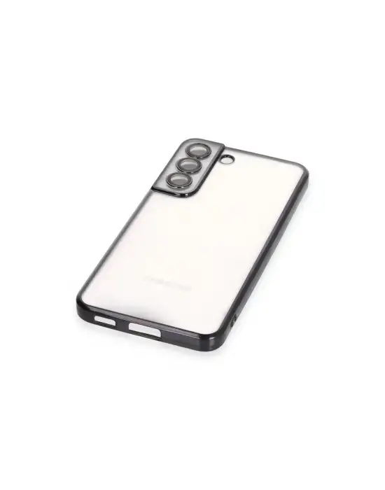 Samsung Galaxy S22 Kılıf Razer Lensli Silikon - Siyah