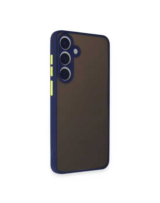 Samsung Galaxy S24 Kılıf Montreal Silikon Kapak - Lacivert