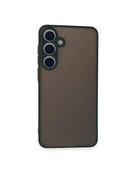 Samsung Galaxy S24 Kılıf Montreal Silikon Kapak - Yeşil