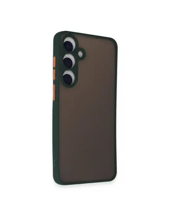 Samsung Galaxy S24 Kılıf Montreal Silikon Kapak - Yeşil
