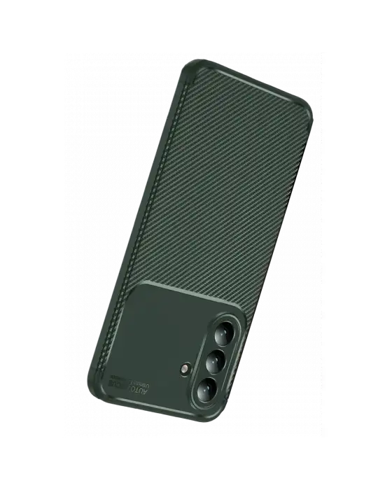 Samsung Galaxy S26 Auto Focus Karbon Kapak - Koyu Yeşil