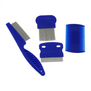 4pcs Kedi-köpek Pire Bit Tarak Set