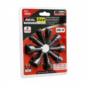 9  Parça   - 5-13 Mm Manyetik Somun Sökme - Çatı Adaptörü