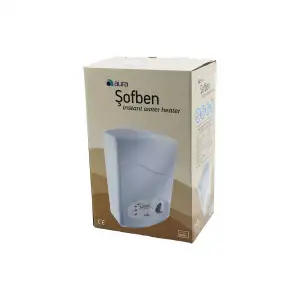 Aura Model-105-a6 Elektrikli Banyo Şofben 7350w  Çift Termostatlı  3 Kademeli  Tüp Rezistanslı  5 Emniyetli