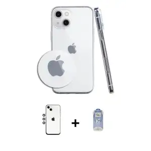 ieg™ iPhone 14 Kılıf Zirve Doku - Siyah Joko Magic 5D Cam + Shine Kamera Lens - GS
