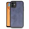 Apple İphone 11 Kılıf Aras Deri Kapak - Lacivert