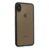 Apple İphone Xs Max Kılıf Montreal Silikon Kapak - Siyah