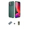 ieg™ iPhone 11 Pro Max Kılıf Eksen Form Prime - Siyah Joko Magic 5D Hayalet Cam + Shine Kamera Lens Koruma Cam - SABE