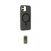 ieg™ iPhone 12 Kılıf Çekirdek Modern Prime - Siyah Joko Magic 5D Hayalet Cam