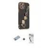 ieg™ iPhone 12 Pro Kılıf Nova Işık Prime - Şeffaf Uv Polymer Nano Ekran Koruyucu + Shine Kamera Lens Koruma Cam - MI