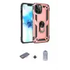 ieg™ iPhone 12 Pro Max Kılıf Ahenk Klasik Koleksiyonu - Siyah Joko Magic 5D Cam + Renkli Kamera Lens Koruma Cam - TU