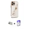 ieg™ iPhone 13 Pro Max Kılıf Nova Işık Prime - Siyah Bilvis 5in1 3D Magic Cam Ekran Koruyucu + Rainbow Kamera Lens Koruma Cam - BZ