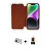 ieg™ iPhone 13 Pro Max Kılıf Siluet Minimal Serisi - Şeffaf Maxco Cam Ekran Koruyucu + Rainbow Kamera Lens Koruma Cam - MR