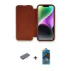ieg™ iPhone 13 Pro Max Kılıf Siluet Minimal Serisi - Siyah 18D Cam Ekran Koruyucu + Renkli Kamera Lens Koruma Cam - TU