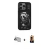 ieg™ iPhone 13 Pro Max Kılıf Siluet Modern Özel Seri - Şeffaf Maxco Cam Ekran Koruyucu + Rainbow Kamera Lens Koruma Cam - MR