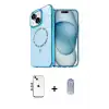 ieg™ iPhone 14 Kılıf Kıvılcım Form Prime - Siyah Joko Magic 5D Cam + Shine Kamera Lens - MI