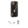 ieg™ iPhone 14 Kılıf Nova Işık Prime - Siyah Joko Magic 5D Cam + Diamond Kamera Lens - SABE